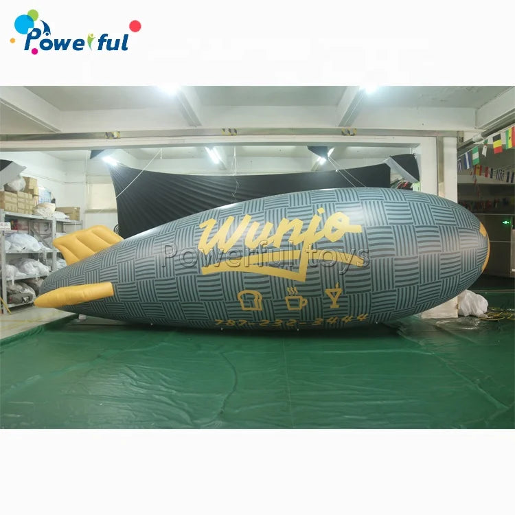 2024 Hot Sale Powerful Toys  Inflatable Airship PVC Helium Blimp for Advertising