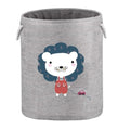 Portable Waterproof Foldable Collapsible Laundry Hamper Dirty Clothes Storage Cotton Linen Hemp Laundry Basket