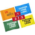Customized Mini Golf Flag 420D Oxford Double Sided Printing Outdoor Sports Golf Flag Kit