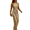 Hot Selling Spring Clothings Short Sleve Siamese Trouser Jumpsuit Bling Plus Size Bodysuits Female Trouser Jumpsuit