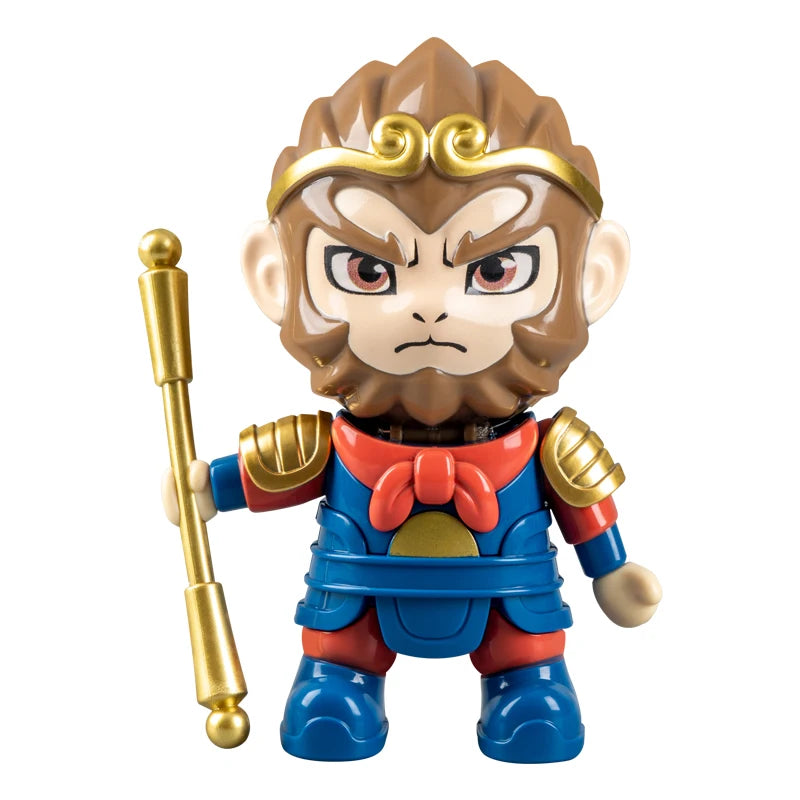 New Style Multi Functional Wukong Rotating Top Toys Boy Battle Game catapult Spinning Tops Toy for Kids Cartoon Action Figures