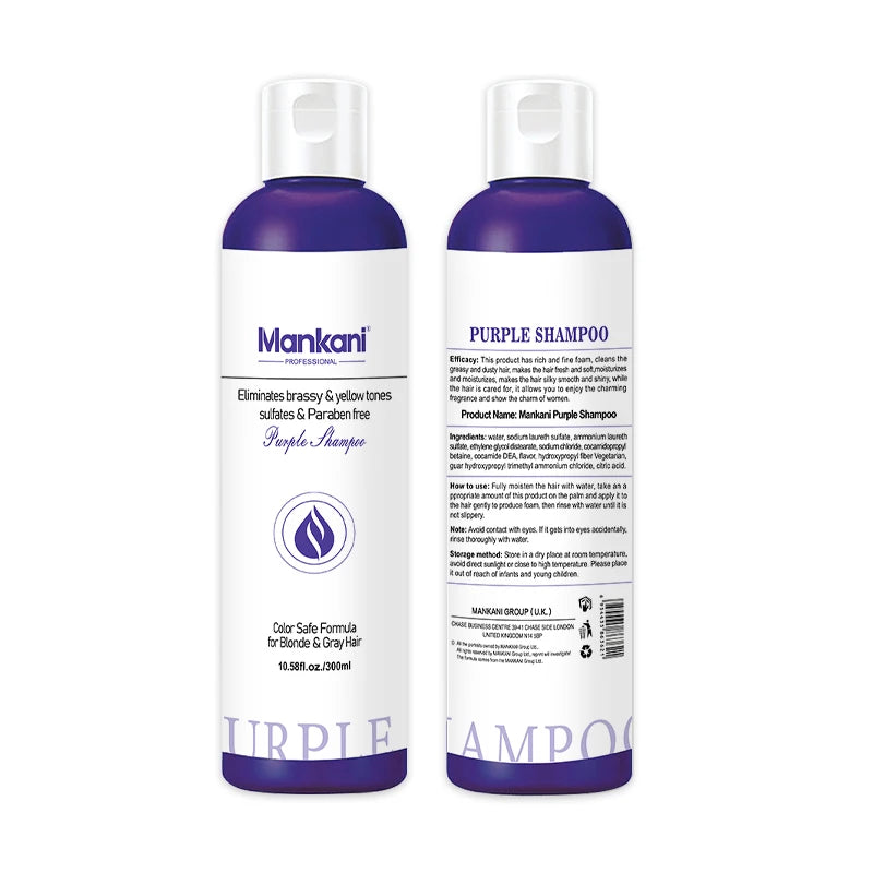 OEM No Yellow Blonde Hair Shampoo Anti Brass Off Purple Shampoo Beauty Care Shiny Hair Color Dyed Treatment 300ml OEM Available