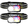 Helius Powerful Outdoor Camping 9Modes Built-in 18650 Battery Motion Sensor Rechargeable Usb Led Torch Flashlight Headlamp