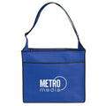 Ruthbag Soft Non-Woven Elite Tote Shopping Bag with Side Pocket Reusable Foldable Grocery Bags Letter Pattern