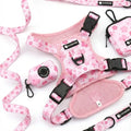 Heavy Duty No Pull Reflective Tactical Dog Harness Leash Set with Handle for Large Dogs