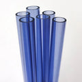 JR Glass Customized High Temperature Resistant Blue Borosilicate Glass Tube