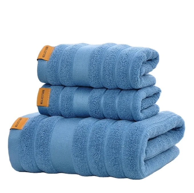 Towel 100% Cotton Wave Wavy Pattern Long Staple Cotton Soft and Water Absorption Whole Sale Towels