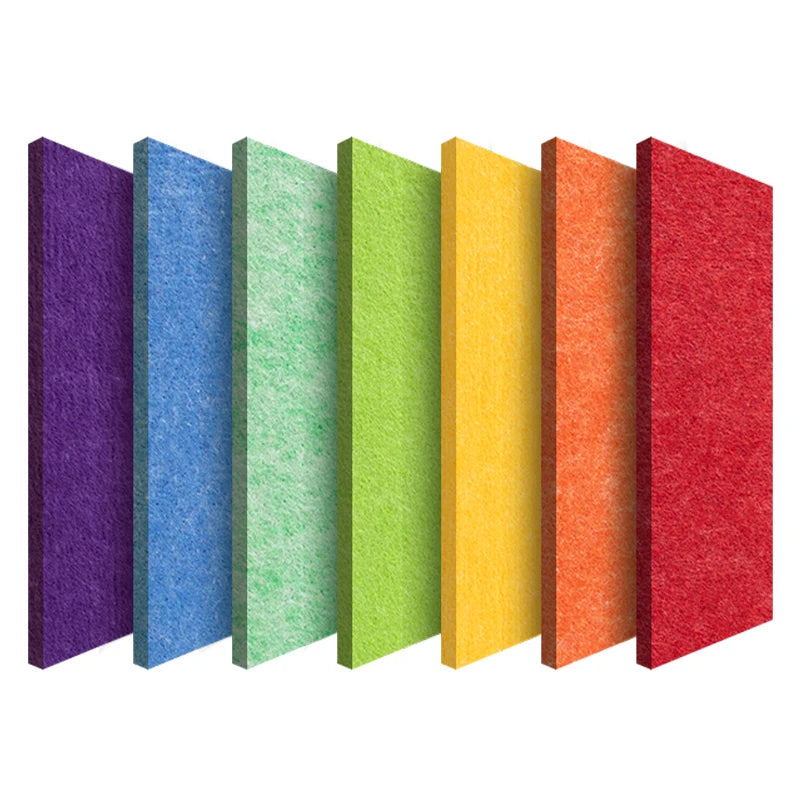 E0 ECO-friendly Soundproofing 12mm Flame Retardant Wall Acoustic Panels for Room