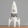 New Office Decorative Sculpture Resin Rocket Ship Craft Decorative Items Home Decor