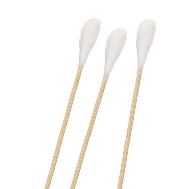 6 Cotton Tipped Applicators for Oral Care Use Applicator Swabs 3 Inch Sterile Cotton Buds extra Long Non Sterile Cotton Swabs
