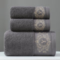 Custom 5 Star Home Bathroom Face Hand Bath Towel Set Custom logo Wholesale Luxury Spa Towels White Hotel Towel Set