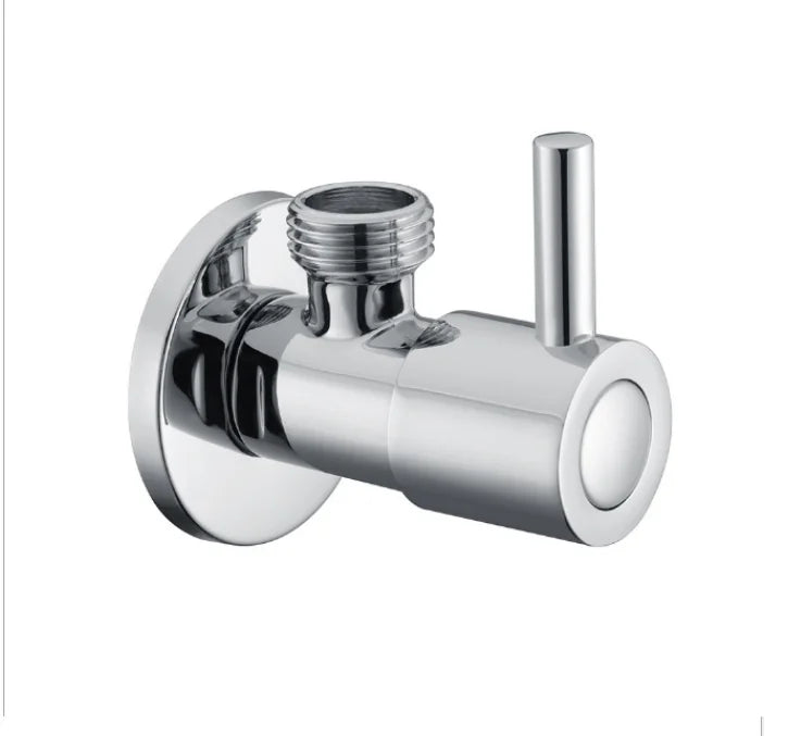 Stainless Steel Faucet Diverter Valve with Handle Wall Mount Shower Angle Valve