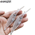 NEWMAJOR 8.8g 10.5cm Floating Unpainted Hard Bait Blank Crankbait Minnow Wobbler ABS Plastic Fishing Lure Bodies Tackle Stream