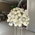 Wholesa Silk Flower Table Runners Walk Way Artificial Table Centerpiece Flower Ball for Wedding Road Lead Decoration