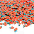 4*6mm Orange Carrots Polymer Clay Slices DIY Crafts Plastic Klei Mud Particles for Slime