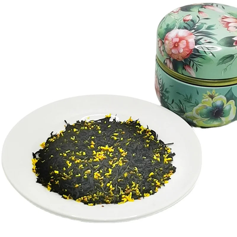 EU Osmanthus Flower Flavor Black Tea Fragrant and Tasty Loose Package