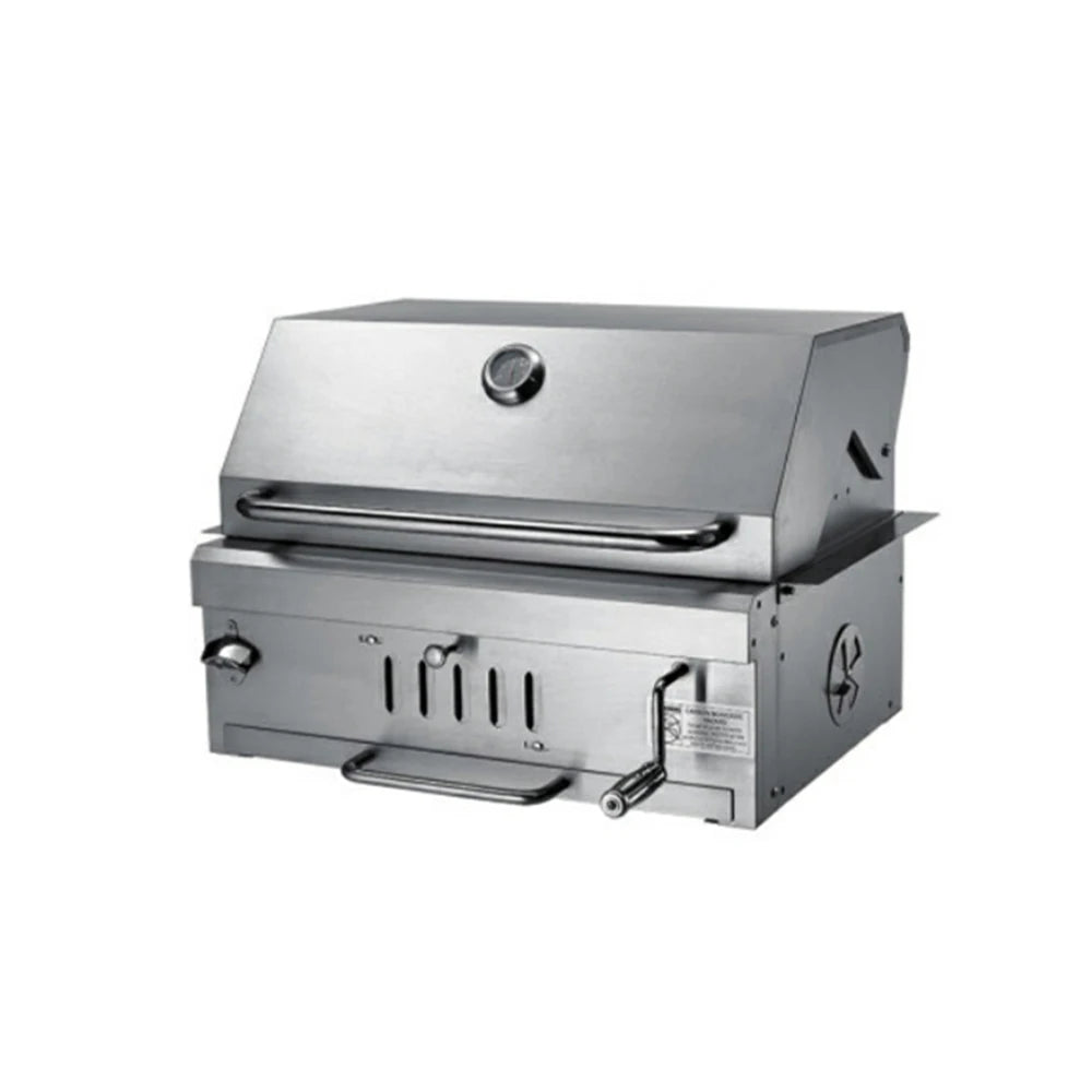 Large Outdoor Portable Camping TableTop Full 304 Stainless Steel Built-In Charcoal Grill BBQ Gas Grills  Family Barbecue Grill