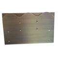 Factory Hotel Liquid Soap Dispenser Wall Holder Bracket 304 Stainless Steel Holder for Shampoo Bottles