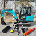 Wholesale Cheap Smallest  Water Cooled diesel Crawler Micro Machinery Excavator Mini Digger With Rotary Arm