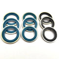 XTSEAO Brand NBR Zinc Plated Bonded Gasket Bonded Seal Composite Gasket Self Centring Seals M5 5.7*9*1 Universal Use