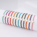 Ethic Handmade Cotton Rope Bracelet Vintage Boho Gold Heart Charm with Double Color Thread Lucky Friendship Charm Bracelets