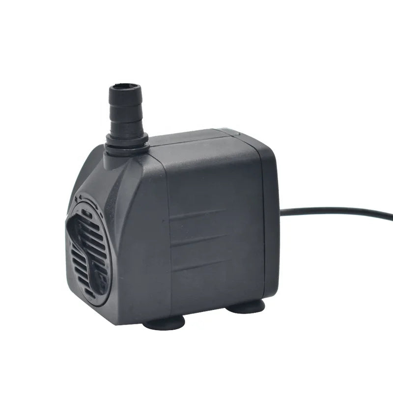 15W Small Plastic Eco-Friendly Aquarium Submersible Side Suction Fountain Pump with 750L/H Output AL-386 for Fish/Turtle/Shrimp