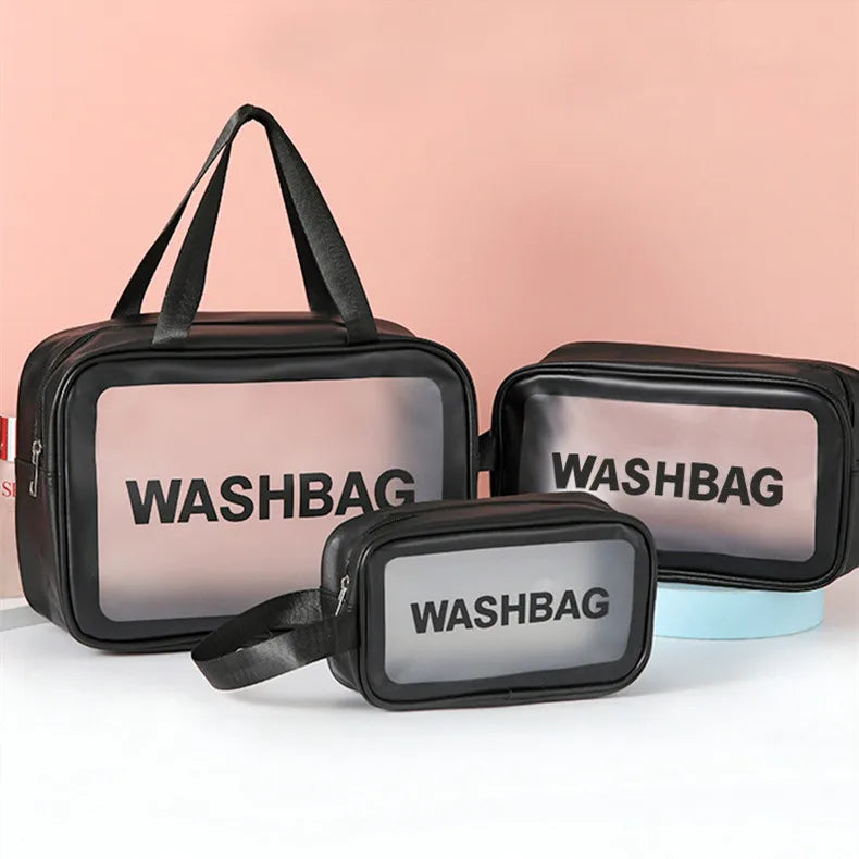 Big Capacity Make up Box Cosmetic Plastic Bag Pouch Pvc Makeup Bag clear Cosmetic Bag Beauty Skincare Handbag