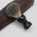 Badger Hair Well Lathering Shaving Brush Long Loft Dense Bristles Black Men's Badger Shaving Brush with Ring