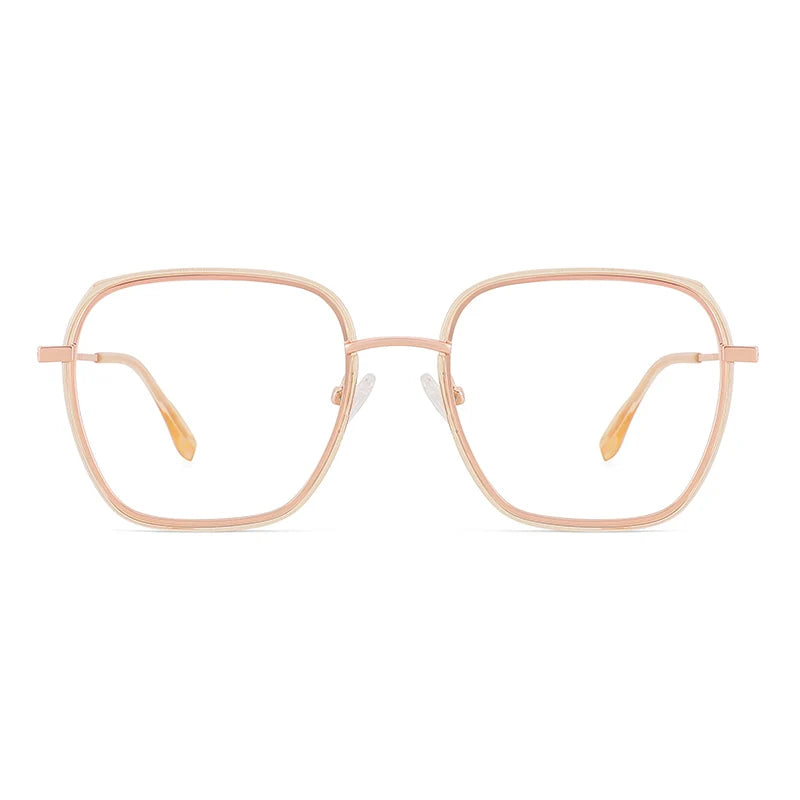 YC Wholesale Fashion Glasses Eye Glasses TR Metal Montures De Lunettes Optical Frame Eyeglasses Marcos De Anteojos