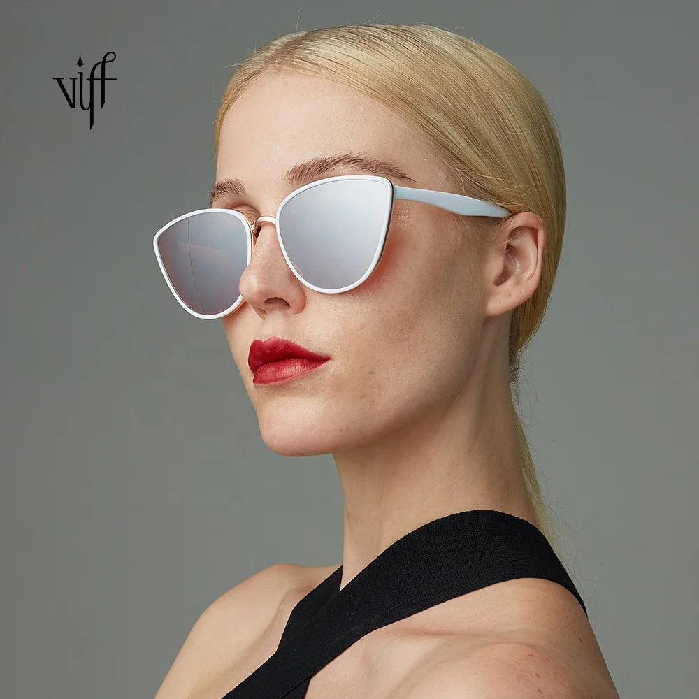 VIFF Cateye Elegant Sun Glasses HP18277 Custom Fashion Women Sunglasses