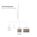 SHIMOYAMA 2022 Telescopic Handle Flat Microfiber Floor Mop New Design Dry and Dust Cleaning for Home Wood Floors