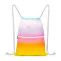 Quality Gym Shopping Exercise Yoga Travel Backpack Waterproof Nylon Color Gradient Nylon Backpack for Kids Party
