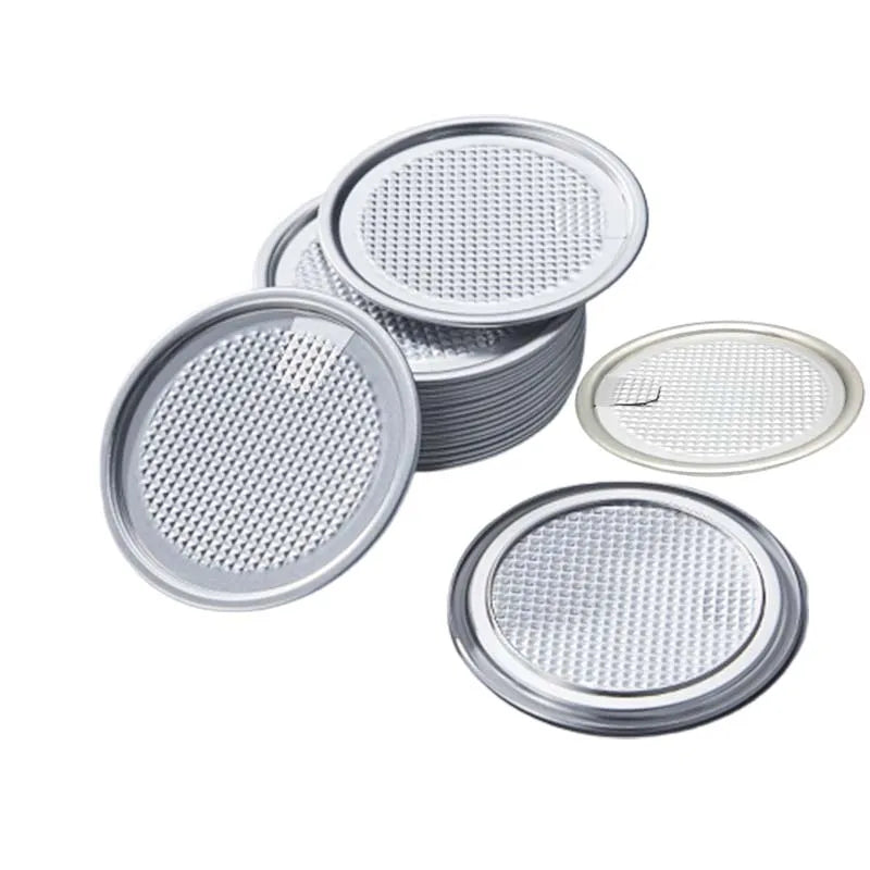 Aluminum Foil Lid D Type Aluminum Foil Peel Off Tin Can Easy Open End 502# 126.5mm for Milk Powder