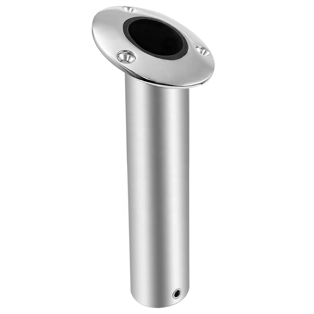 Marine Hardware 316 Stainless Steel Heavy Duty Fishing Rod Holder Boat Accessories 15 Degree Fishing Rod Holder Yacht