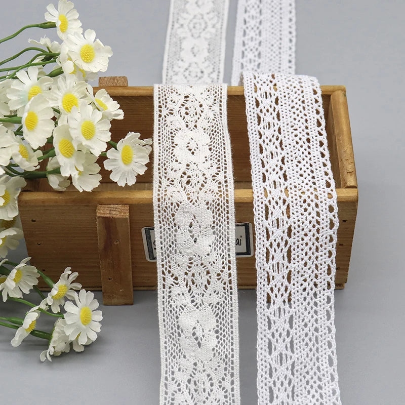 Best Selling DIY Border Lace Trim White Lolita Crochet Lace Trim for Garment Hometextile