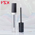 Yueshunxing 8ml square Laser Carving Black Empty Lip Gloss Container Tube
