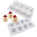 HY 3D Dessert Gem Shape Silicone Mold for Baking Chocolate Cake