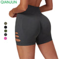 2024 Hot Selling Women High Waist Running Shorts Fitness Gym Workout Scrunch Butt Yoga Shorts