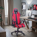 Ergonomic Executive Swivel Computer Gaming Chair Silent Racing Wheel Head Lumbar Pillow
