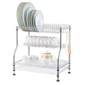 Adjustable Chrome Metal Kitchen Plate and Dish Storage Wire Rack with NSF Approval