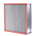New Clean Room HVAC High Temperature HEPA Air Filter Aluminum Alloy Frame 99.99% Efficiency 250 Max Temp 1000-3000 CFM