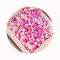 Valentines Day 500G Nail Charms Decorations Love Heart Slime Accessories Flower Glitter Pearls Polymer Clay Artificial Style