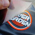 Customized Eco-Friendly Silicone Embossed Heat Transfer Garment Labels for Bags & Shoes
