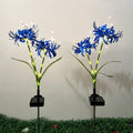 Howlighting Seashore Flower Butterfly Outdoor Garden Decoration LED 6 Claw Shore Flower Solar Garden Light