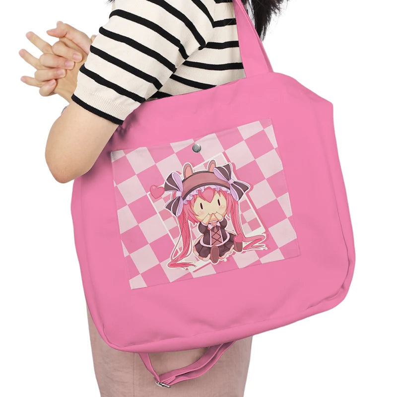 Wholesale Custom Printed Logo Ladies Tote Bag Shopping and Travel Bag Women's Messenger Bags