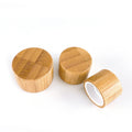 Eco-friendly Bamboo Screw Cap Natural Wooden Lid 18mm 20mm 24mm 28mm