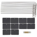 New Design Stainless Steel Durable Waterproof Tree Hanging Tags Flower Marker Rock Garden Sign Plant Tag Labels