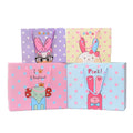 Cute Cartoon Animal White Cardboard Recycled Materials Custom Color Gift & Toy Candy Favor Bags with Custom Logo