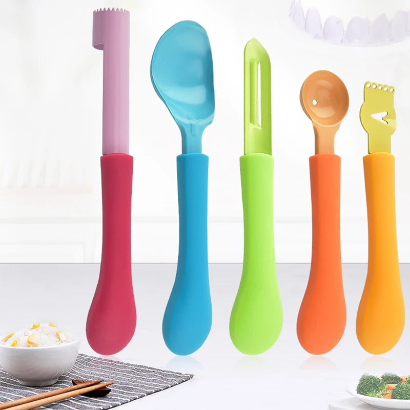Kitchen Accessories 1pc Stainless Steel Non Stick Coating Manual Simple Kitchen Gadgets Sets Fruit & Vegetable Tools