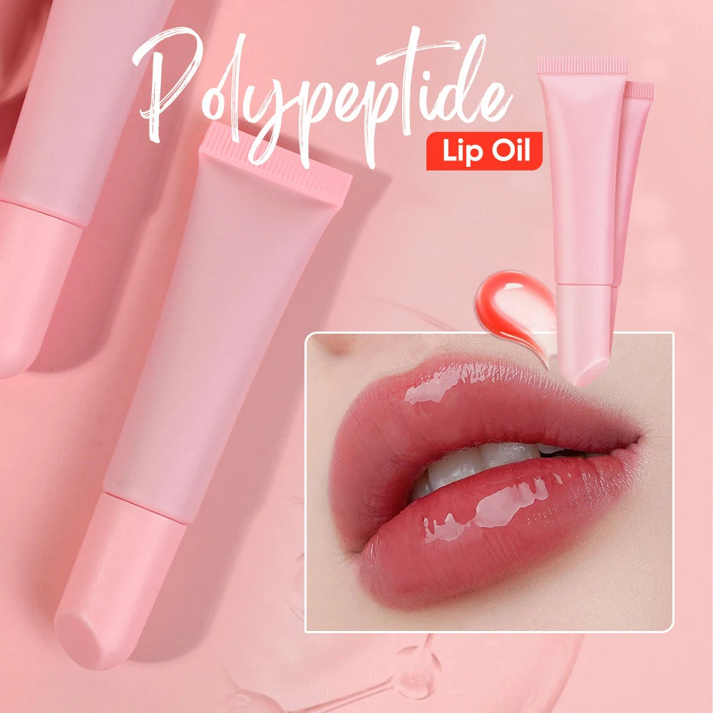 Vegan Customizable Lip Balm Shea Butter Flavor Moisturizing Gel Natural Shine Plumping Lip Glaze Liquid Squeeze Tube